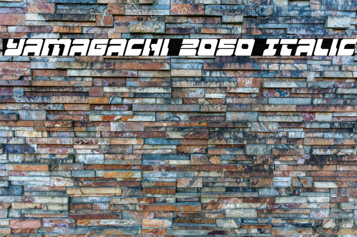 Yamagachi 2050 Italic Example 2