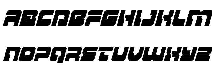 Yamagachi 2050 Italic Font LOWERCASE