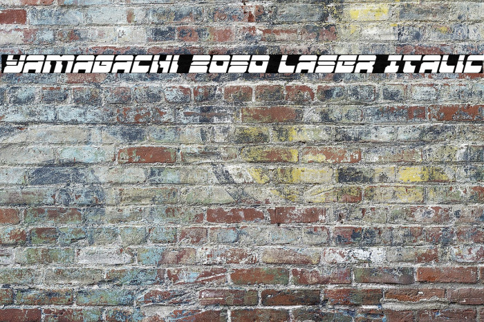 Yamagachi 2050 Laser Italic Example 3