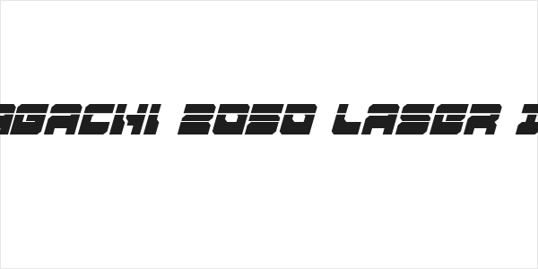 Yamagachi 2050 Laser Italic Logo