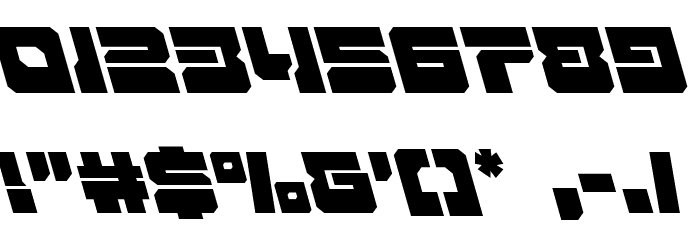 Yamagachi 2050 Leftalic Font OTHER CHARS