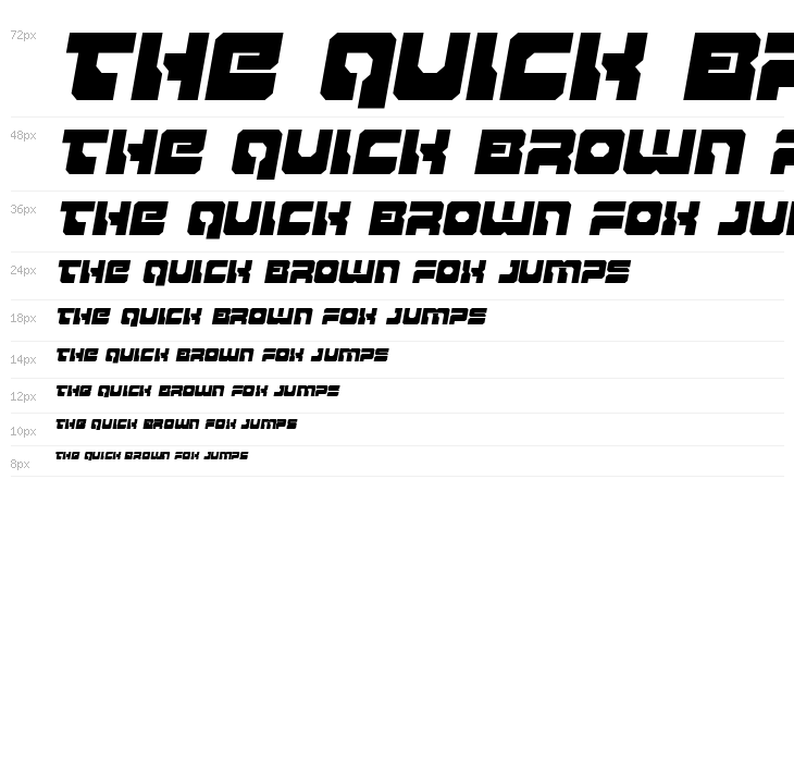 Yamagachi 2050 Semi-Italic Waterfall