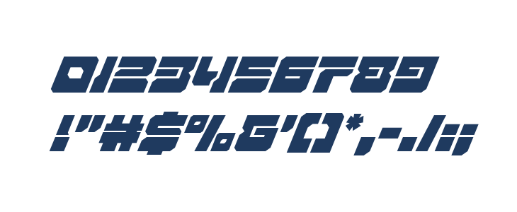 Yamagachi 2050 Super-Italic Other Characters