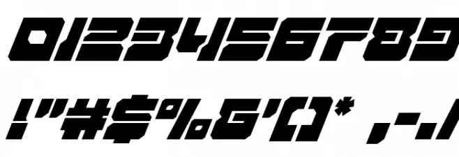 Yamagachi 2050 Super-Italic Font OTHER CHARS