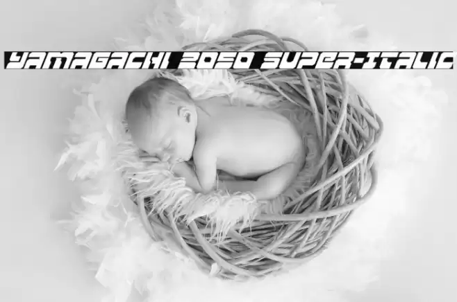 Yamagachi 2050 Super-Italic Font examples