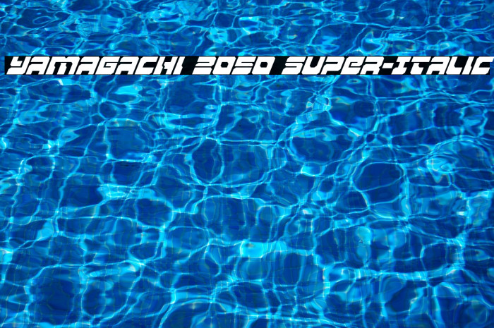 Yamagachi 2050 Super-Italic Example 3