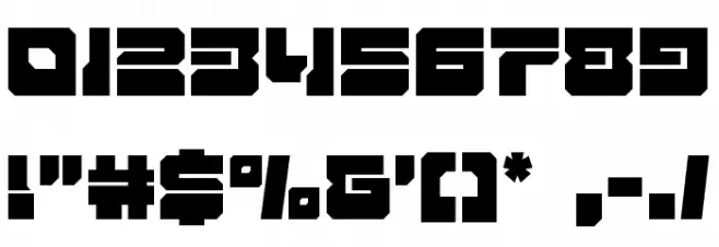 Yamagachi 2050 Font OTHER CHARS
