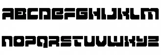 Yamagachi 2050 خط أحرف صغيرة