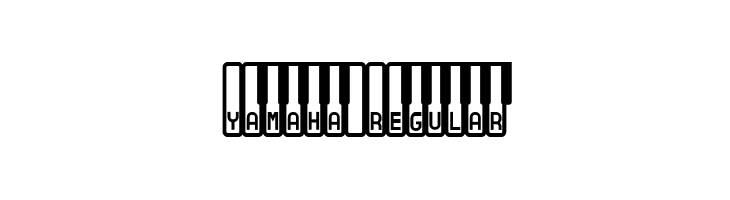 Yamaha Regular  font caratteri gratis