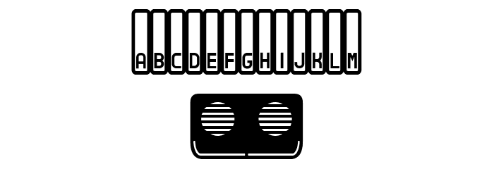 Yamaha Regular Font OTHER CHARS