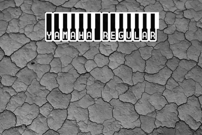 Yamaha Regular Font examples