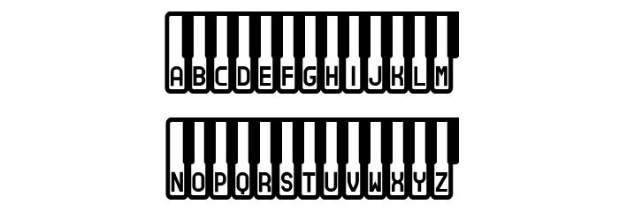 Yamaha Regular Font LOWERCASE