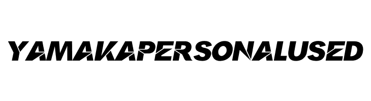 Yamaka Personal Used  Frei Schriftart Herunterladen