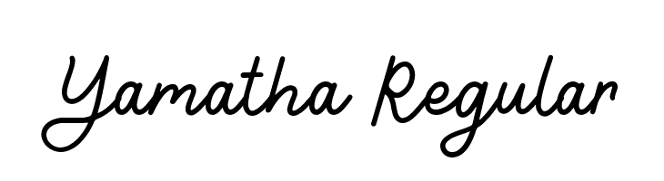 Yamatha Regular  Fuentes Gratis Descargar