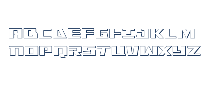 Yamato Class 3D Uppercase