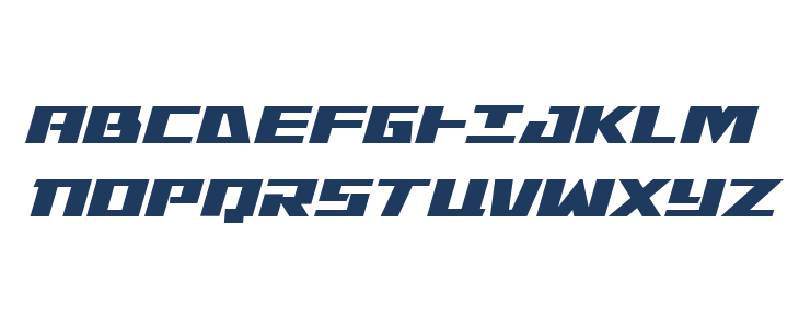 Yamato Class Bold Italic Uppercase