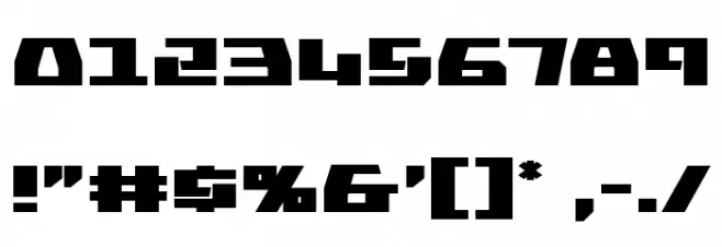 Yamato Class Bold फ़ॉन्ट अन्य घर का काम