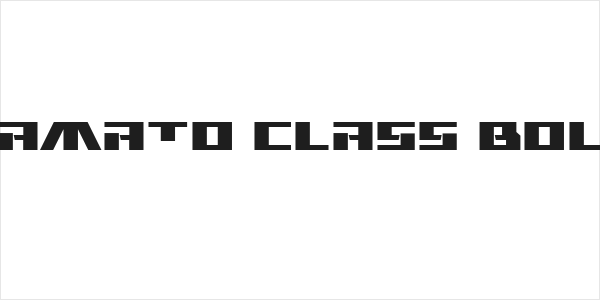 Yamato Class Bold Logo