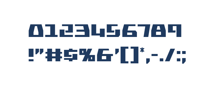 Yamato Class Condensed Other Characters