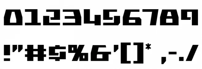 Yamato Class Condensed Caratteri ALTRI CARATTERI