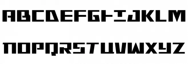 Yamato Class Condensed Caratteri MAIUSCOLE