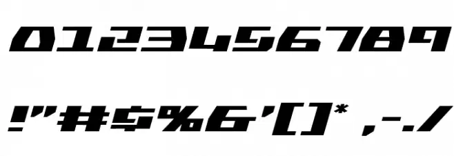 Yamato Class Expanded Italic फ़ॉन्ट अन्य घर का काम