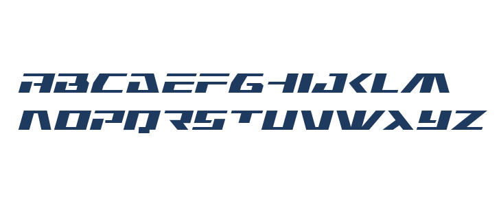 Yamato Class Expanded Italic Lowercase