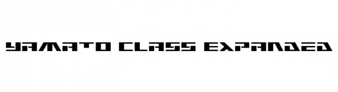 Yamato Class Expanded Caratteri