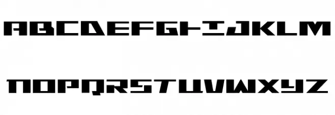 Yamato Class Expanded Caratteri MAIUSCOLE