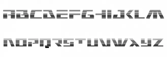 Yamato Class Gradient Caratteri MINUSCOLO