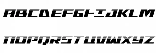 Yamato Class Halftone Italic फ़ॉन्ट अपरकेस