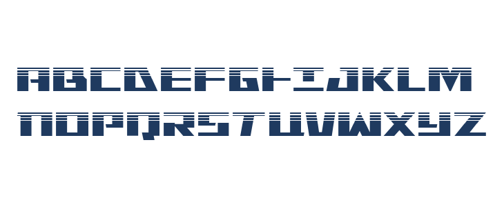 Yamato Class Halftone Uppercase
