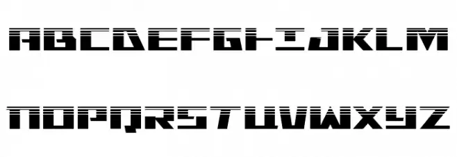 Yamato Class Halftone फ़ॉन्ट अपरकेस