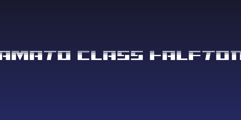 Yamato Class Halftone Social Header