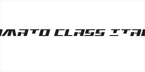 Yamato Class Italic Logo
