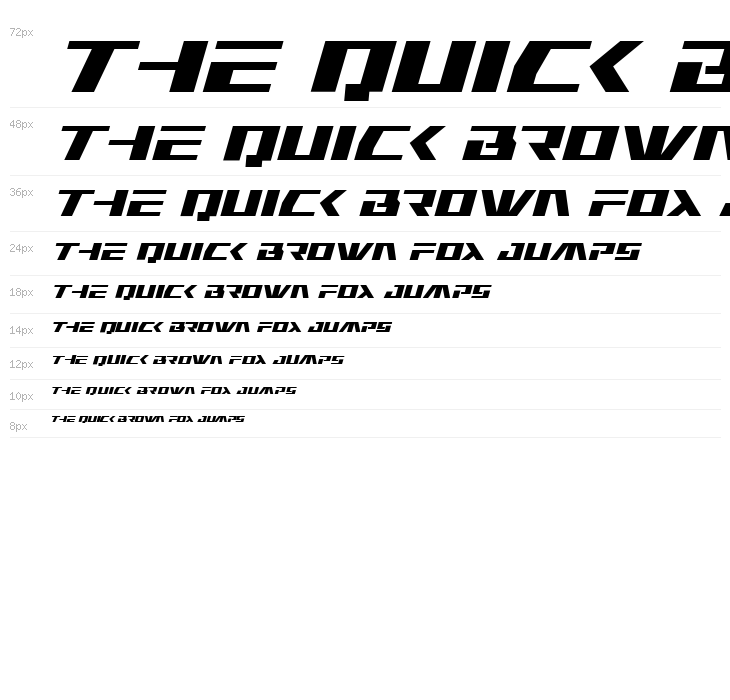 Yamato Class Italic Waterfall