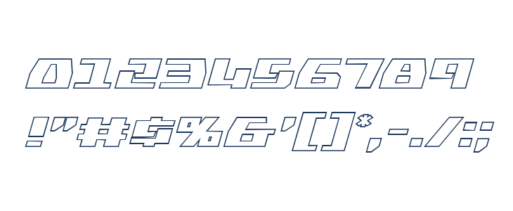 Yamato Class Outline Italic Other Characters
