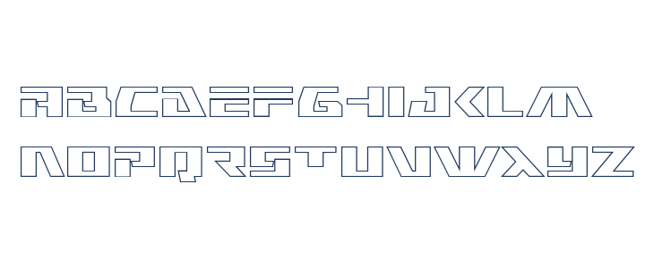 Yamato Class Outline Lowercase