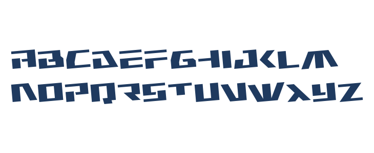 Yamato Class Rotated Lowercase