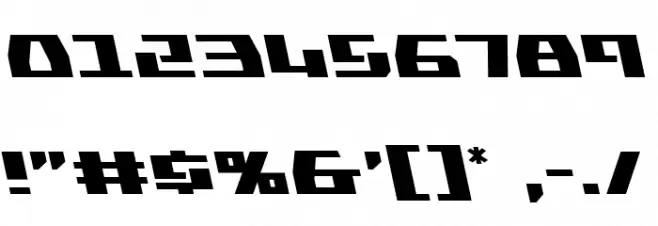 Yamato Class Semi-Leftalic 字体 其它煤焦