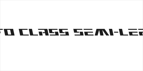 Yamato Class Semi-Leftalic Logo