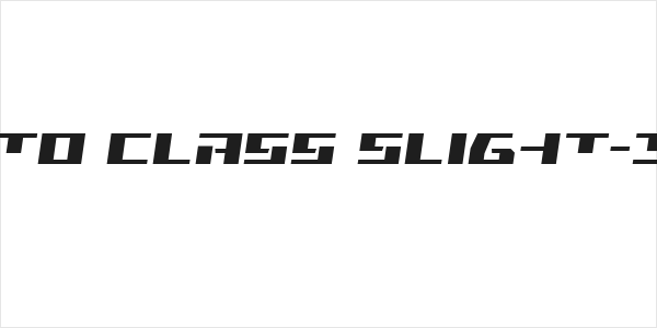 Yamato Class Slight-Italic Logo
