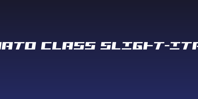Yamato Class Slight-Italic Social Header