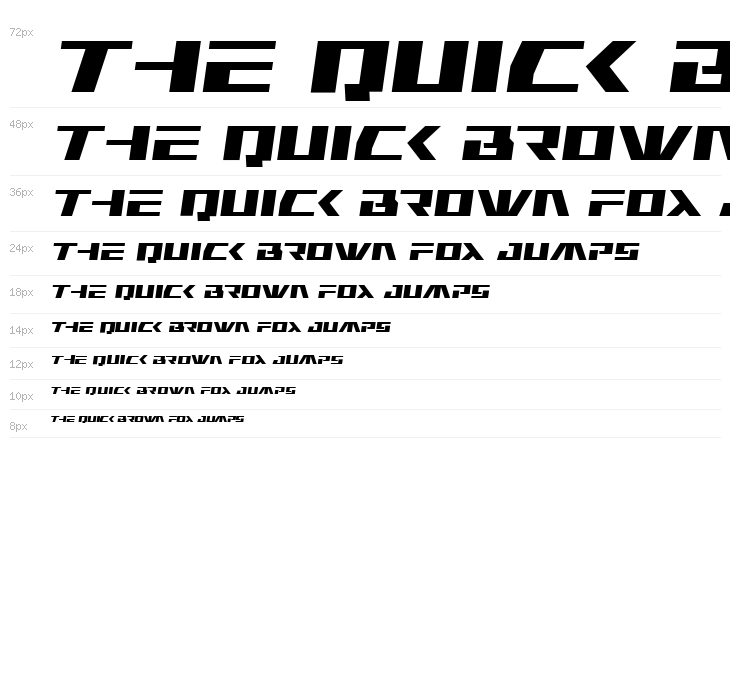 Yamato Class Slight-Italic Waterfall