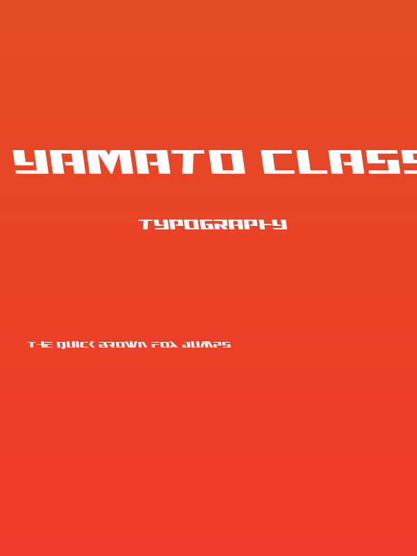 Yamato Class Slight-Leftalic Poster