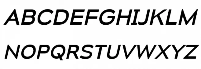Yamaxanadu Italic Schriftart Groß