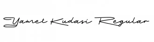 Yamet Kudasi Regular  تنزيل الخطوط