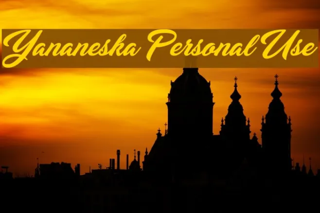 Yananeska Personal Use Example 1