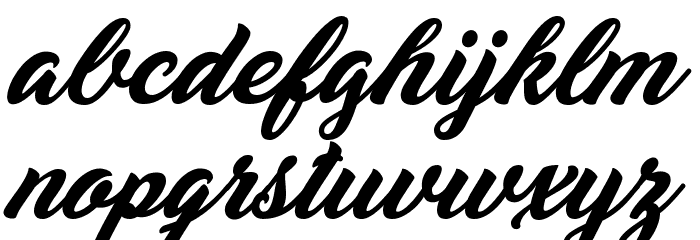 Yananeska Personal Use Font LOWERCASE