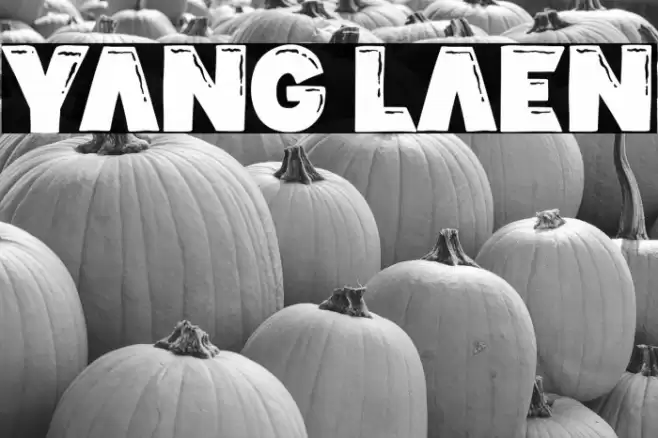 Yang Laen फ़ॉन्ट examples